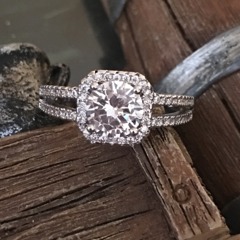 Brilliant Cubic Zirconia Ring